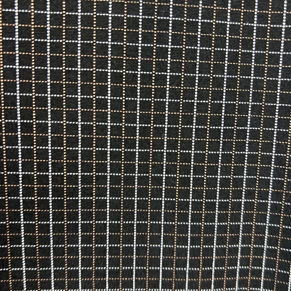 Betabrand Windowpane Print Classic Dress Pant Yoga Pant M Black, Brown, Silver - Picture 7 of 9